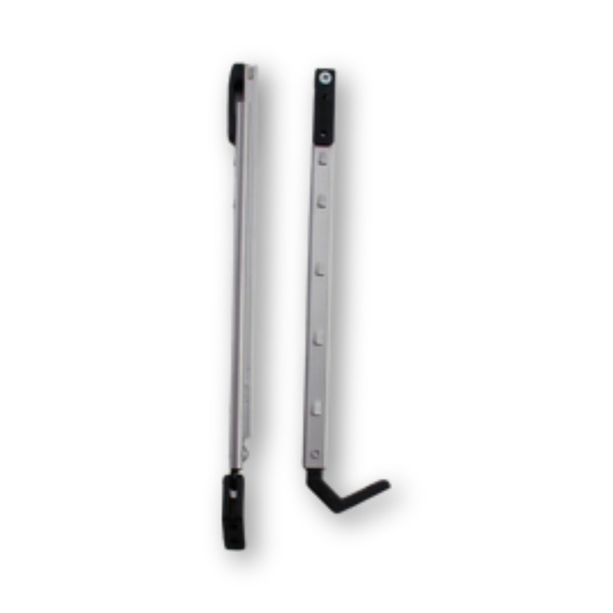 Coppia di compassi Polyplastic destro e sinistro per finestre alte 50-65cm