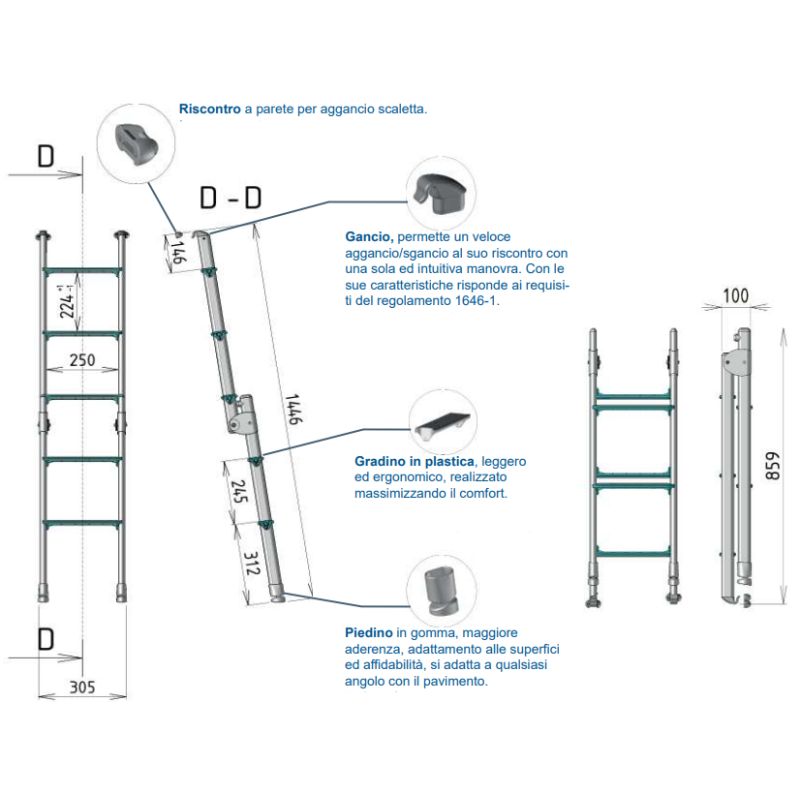 CTA - SCALETTE A RIBALTA