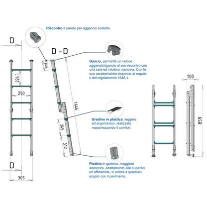 CTA - SCALETTE A RIBALTA