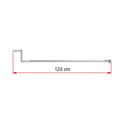 Manovella Fiamma Crank Handle Standard da 123 cm con misura
