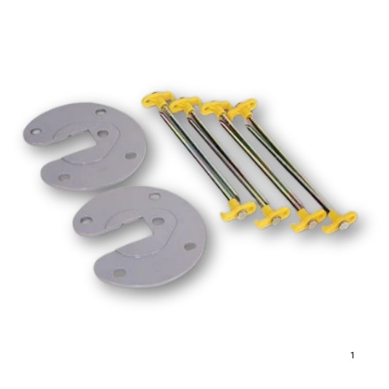 Fiamma Kit Awning Plate, piastre a terra con picchetti per le gambe del tendalino