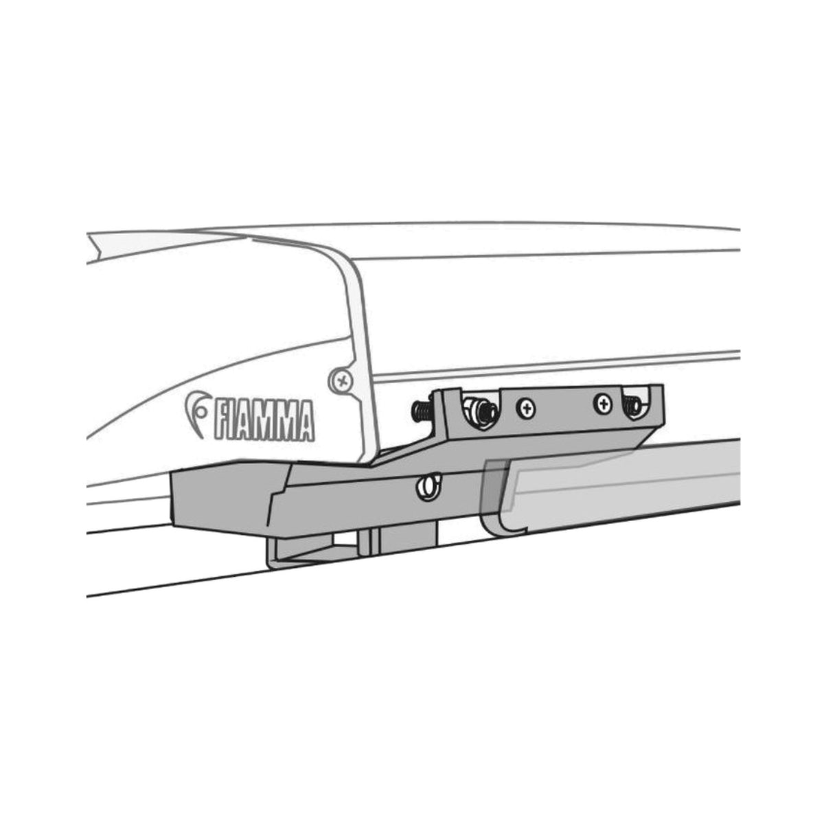Fiamma Kit Rain Guard per tendalino F40VAN su VW T5 e T6