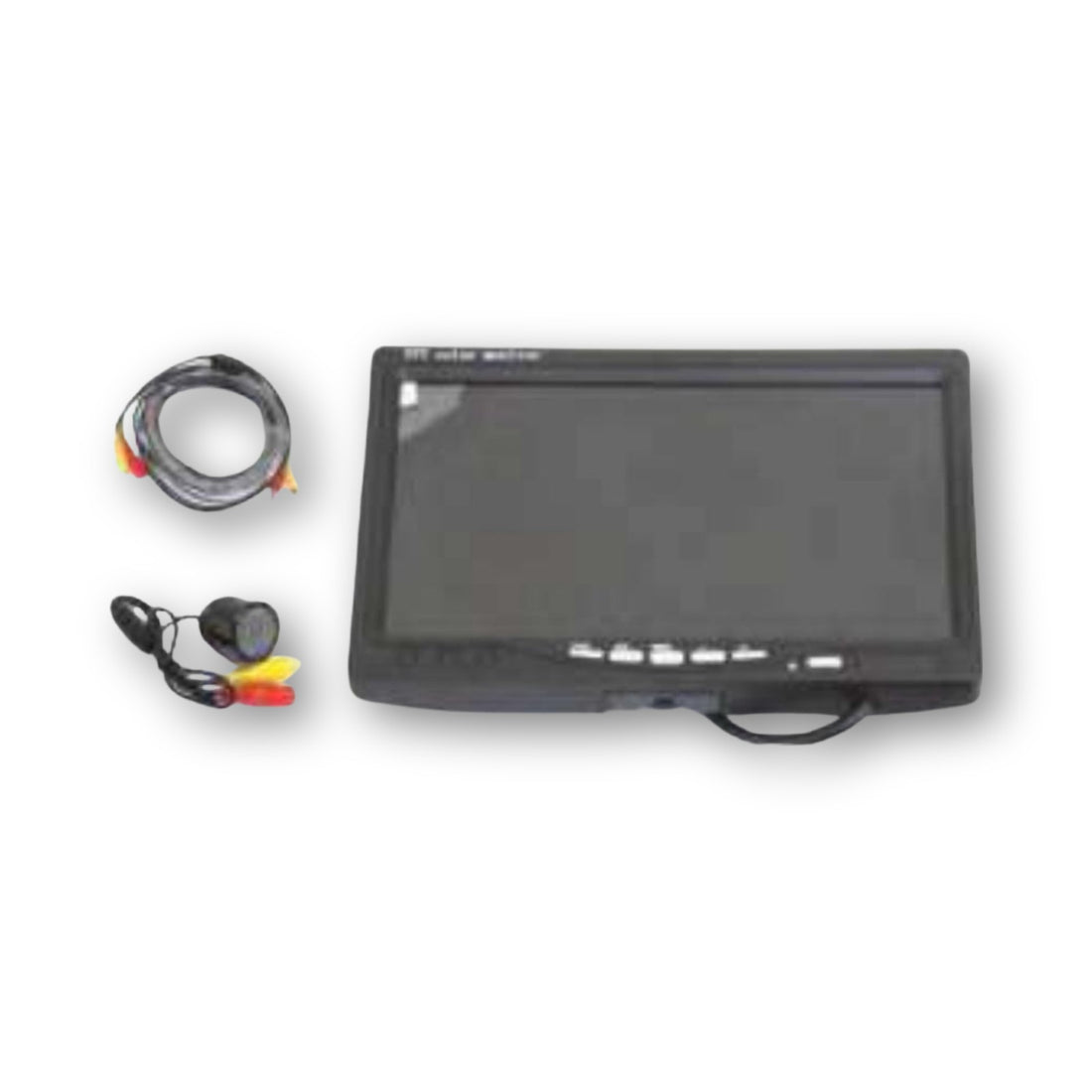 Kit retrocamera con monitor LCD da 7 pollici, microcamera da incasso con LED e cavo RCA da 12 metri