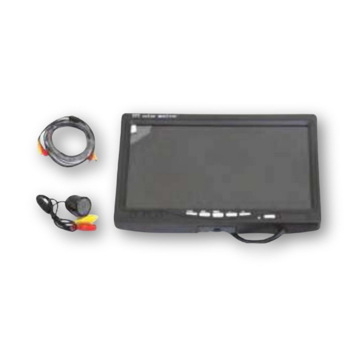 Kit retrocamera con monitor LCD da 7 pollici, microcamera da incasso con LED e cavo RCA da 12 metri