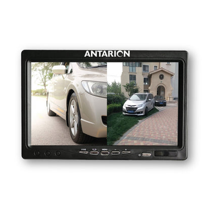 Monitor da 7 pollici con schermo diviso per due retrocamere