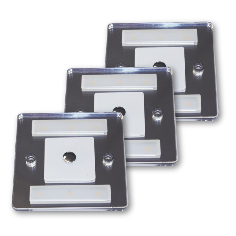 PLAFONIERE LED RETTANGOLARI 10x8,5 - DIMMER TOUCH