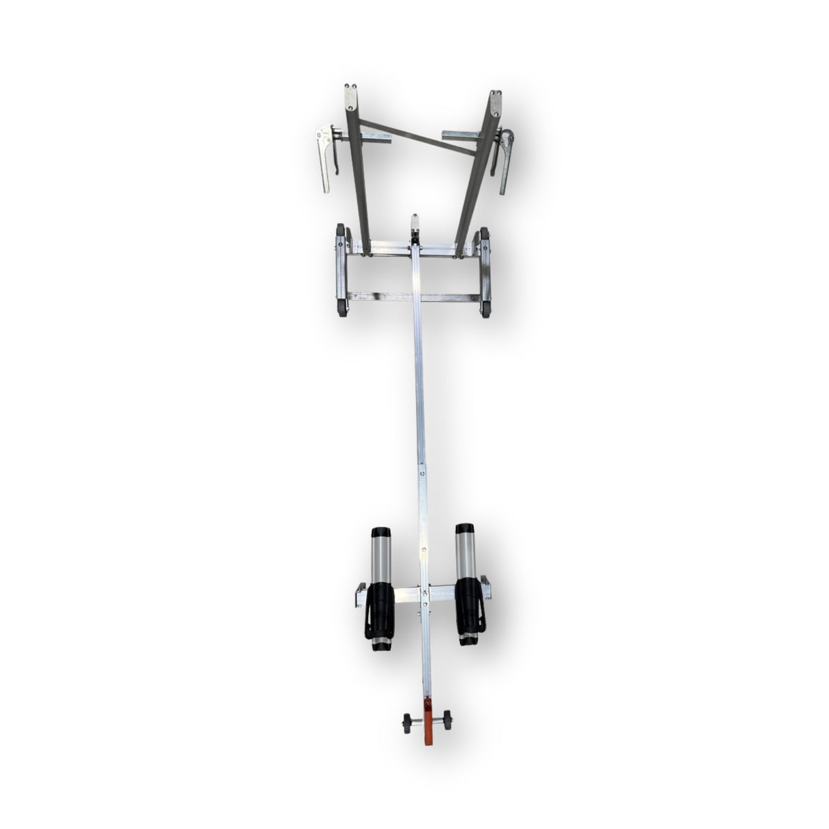 Kit carica bici Pollicino con il supporto per 2 bici da montare al posto del blocca ruota moto