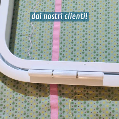 portellone su misura dettaglio cerniera