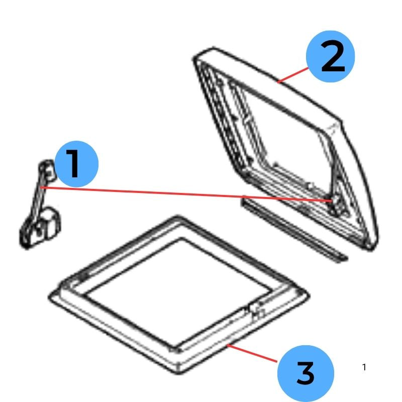 THULE - RICAMBI VENT MANUAL DAL 2004