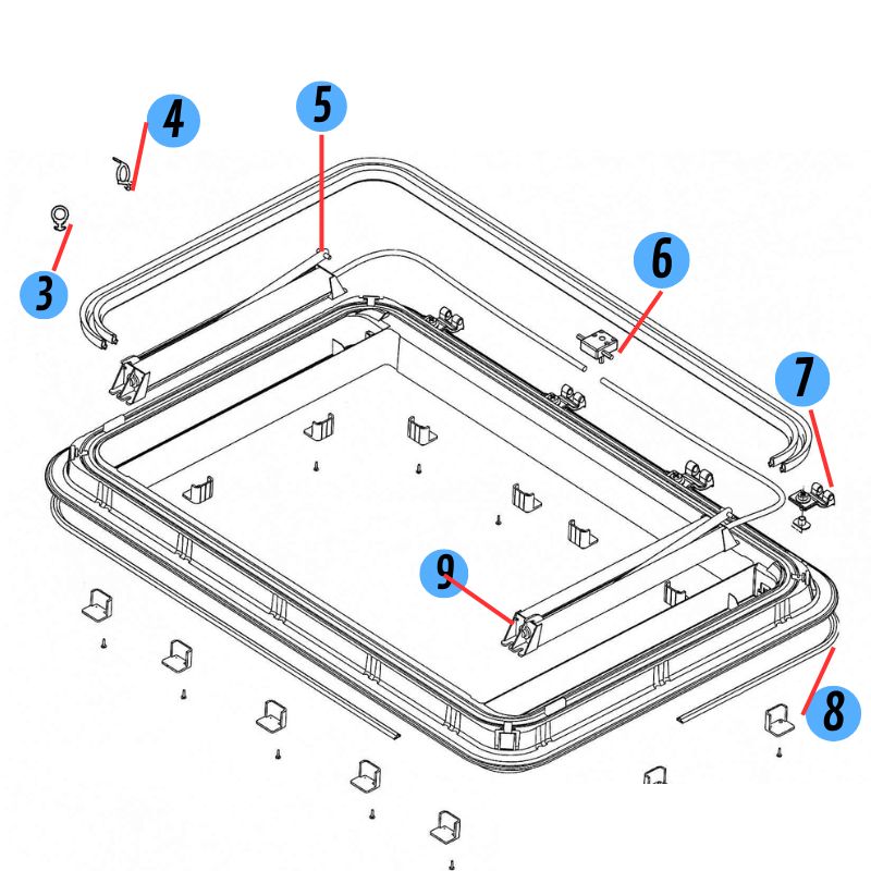 DOMETIC - RICAMBI HEKI 3