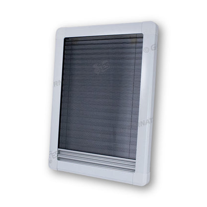 RV Basic Ultra-Slim Extra zanzariera plissettata chiusa