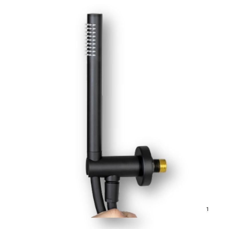 RV BASIC - DOCCINO CON SUPPORTO - NERO