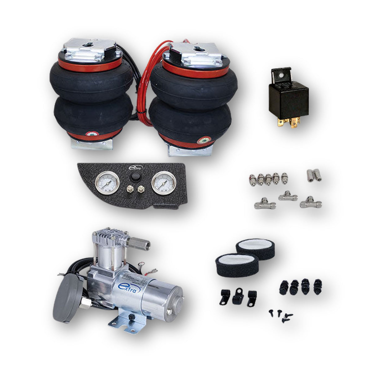 Tecnocaravan Air Comfort, contenuto del kit per Fiat Ducato con compressore