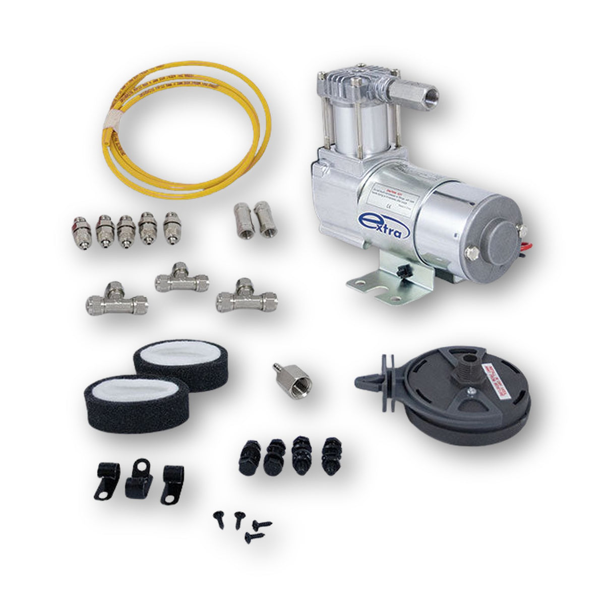 Tecnocaravan Air Comfort, compressore 12V con raccordi incluso