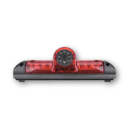 Terzo stop con retrocamera per Fiat Ducato visto di fronte, con i 6 LED a infrarossi attorno all&