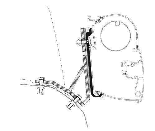 thule adattatori tendalino per ducato x250 daily