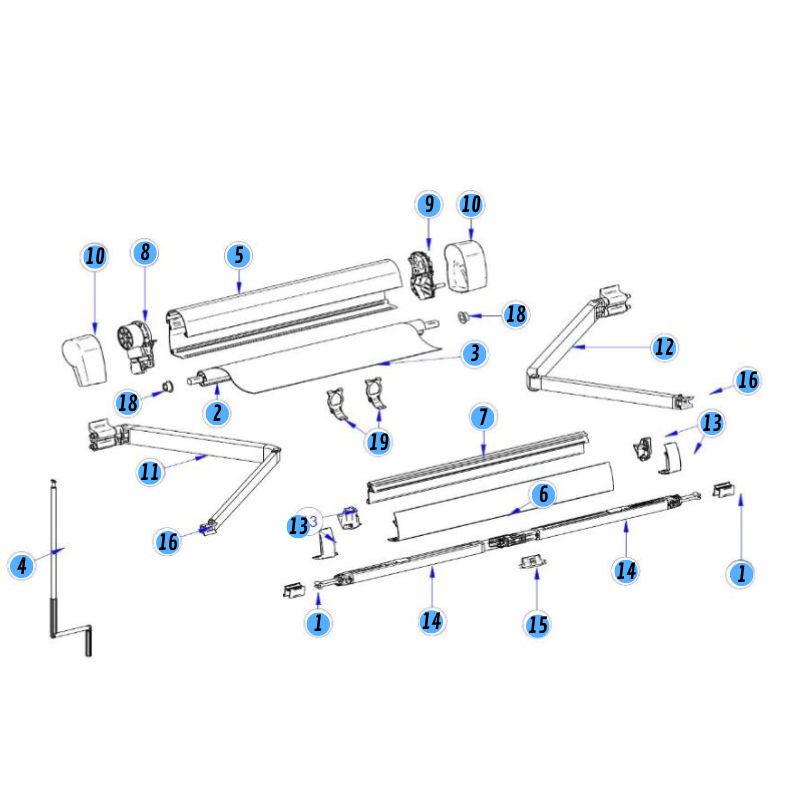 THULE - RICAMBI OMNISTOR 5102