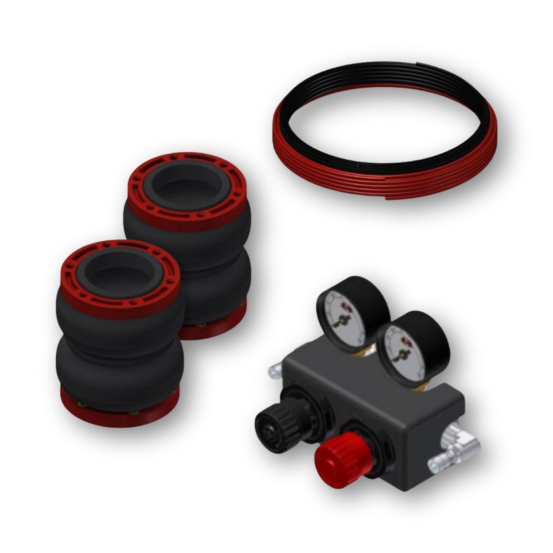 Top Drive System sospensioni pneumatiche per Iveco Daily con ruote gemellate, kit standard