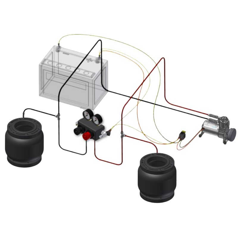 TOP DRIVE SYSTEM - SOSPENSIONI PNEUMATICHE INTEGRATIVE - SPRINTER 910