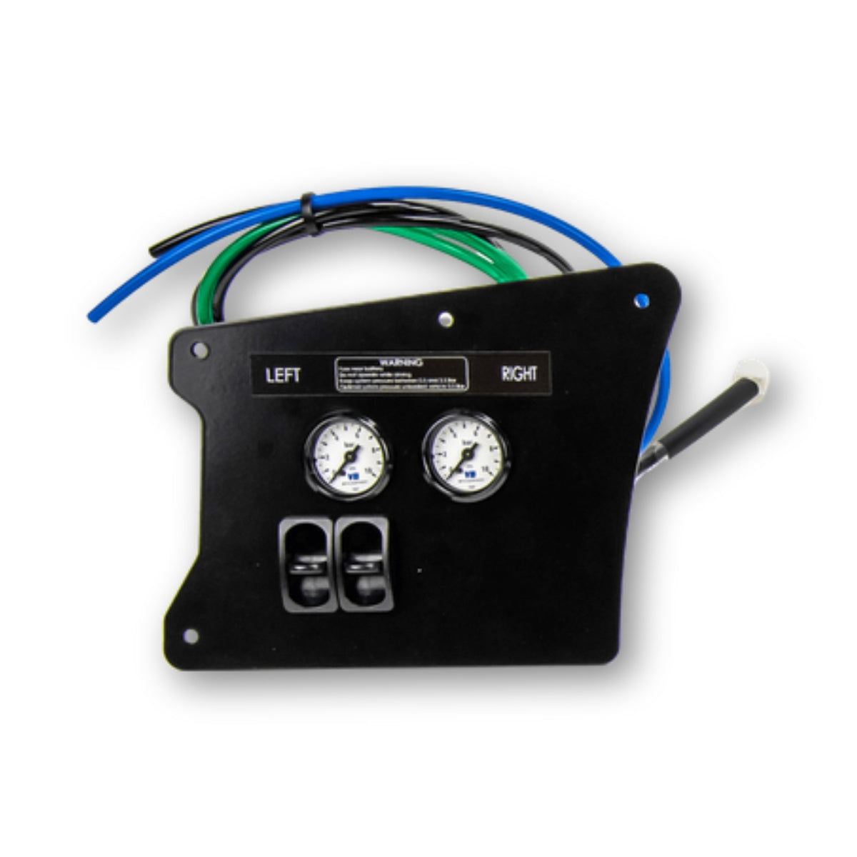 VB Airsuspension Semi-Air Comfort, pannello con manometri e interruttori da montare sul sedile del Ducato
