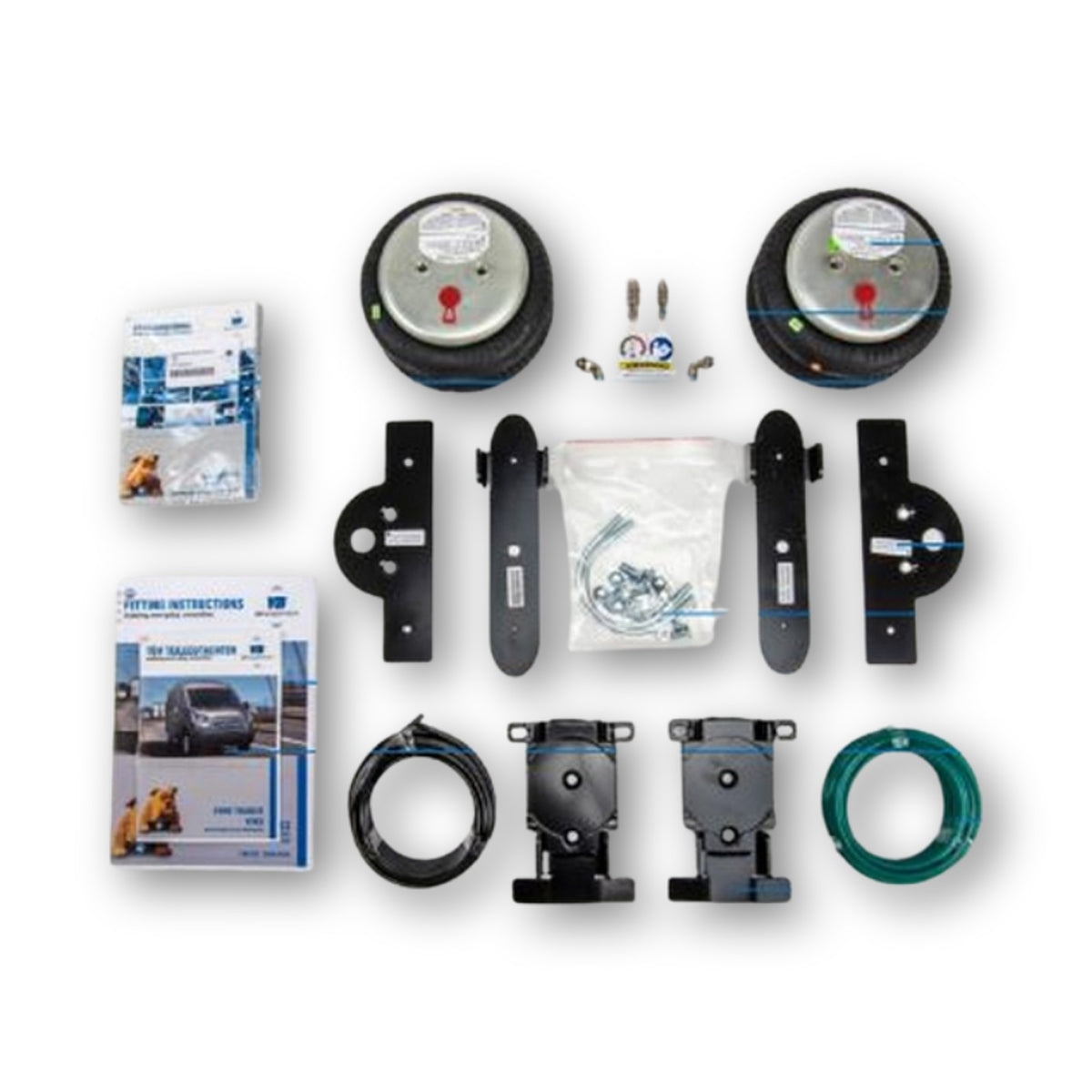 VB Airsuspension Semi-Air, kit base di sospensioni pneumatiche da 8 pollici per Fiat Ducato