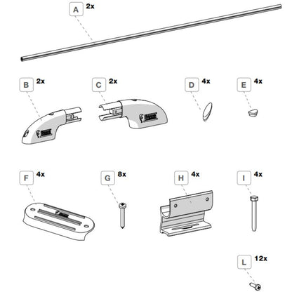 FIAMMA - ROOF RAIL