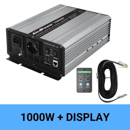 AlcaPower inverter-caricabatterie 1000W con display