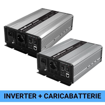 AlcaPower inverter 220V UPS con caricabatterie per camper