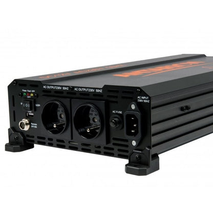 Antarion inverter onda pura 12/220V dettaglio prese elettriche uscite