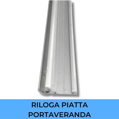 Barre piatte portaveranda alluminio 32mm per camper