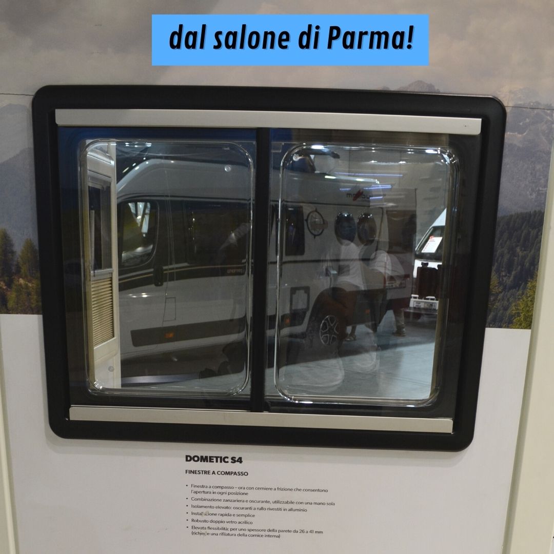 Dometic-Seitz S4 finestre a scorrimento camper al Salone di Parma 2