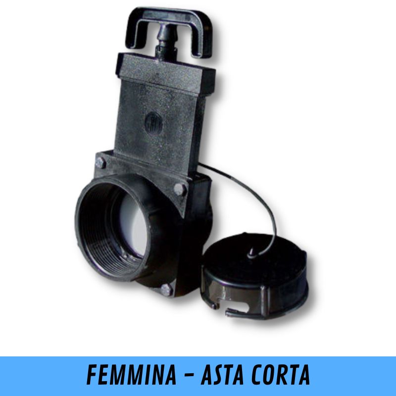FAP ghigliottina scarico serbatoi da 3" attacco femmina 3"