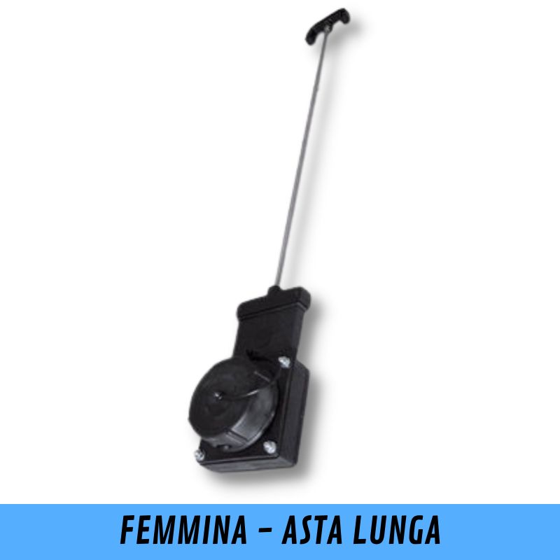 FAP ghigliottina scarico serbatoi da 3" attacco femmina 3" asta lunga