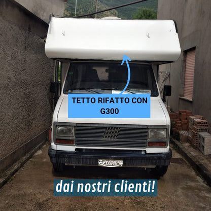 G300 vetroresina in rotoli tetto camper foto dai clienti 2