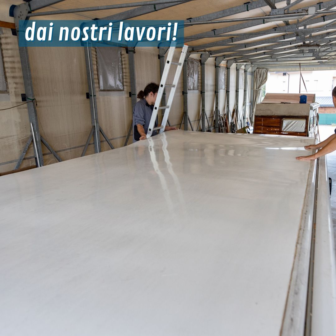 G300 vetroresina in rotoli tetto camper montaggio