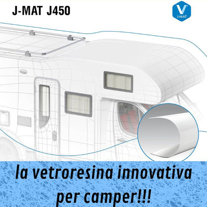 J-MAT 450 vetroresina in rotoli rivestimento camper