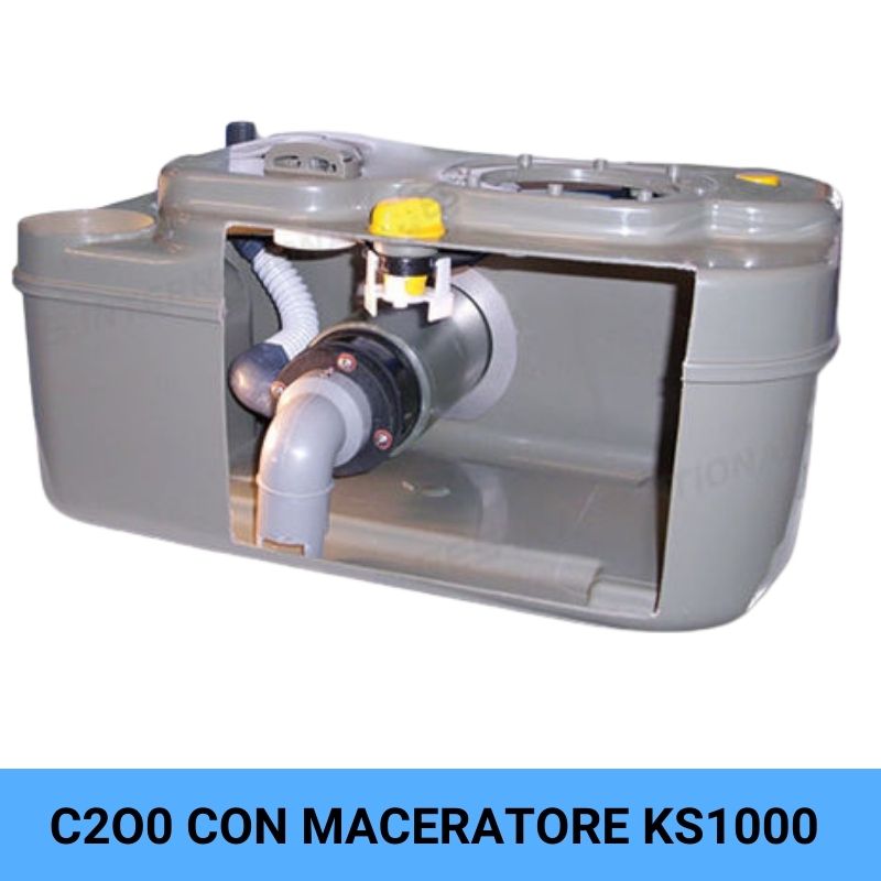 KS1000 spaccato montaggio interno