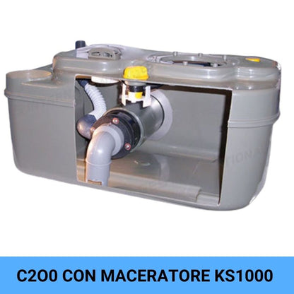 KS1000 spaccato montaggio interno