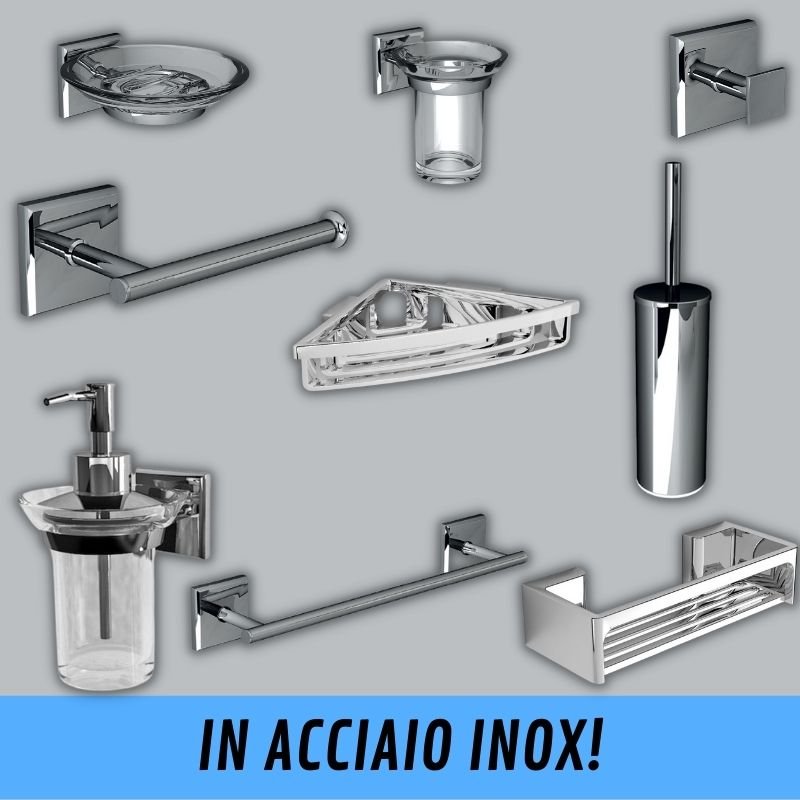 Komplast Mia Design arredi bagno camper in acciaio inox