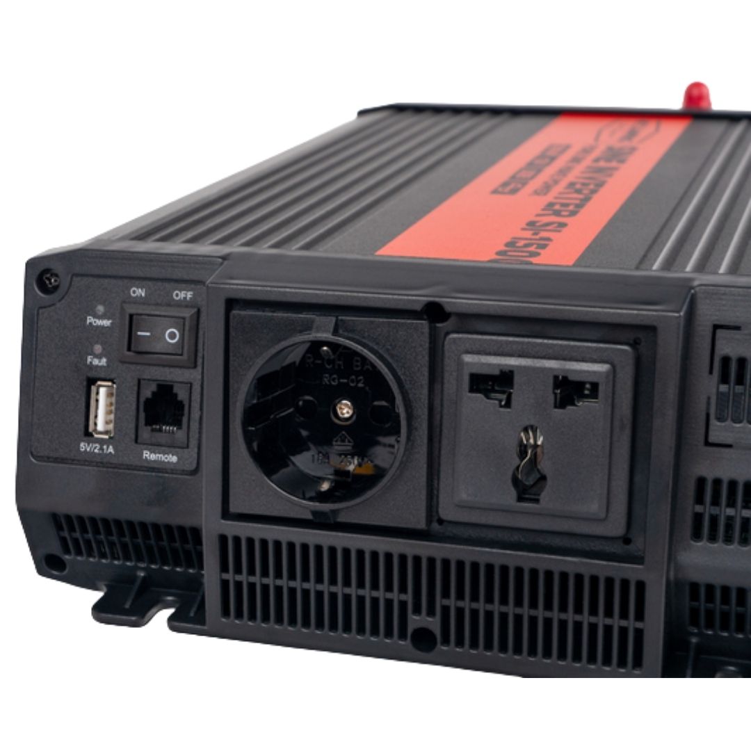 MC Camping Inverter onda pura dettaglio prese elettriche