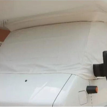 NRF CoverWhite oscurante estivo esterno dettaglio solo coprivetri