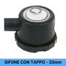 SIFONE CON TAPPO / 33 mm