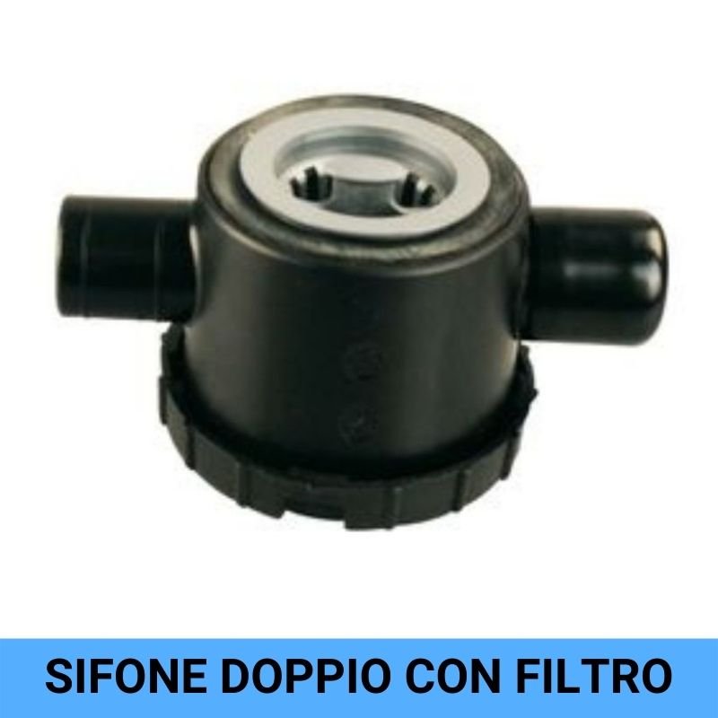 Reich sifone doppio con filtro
