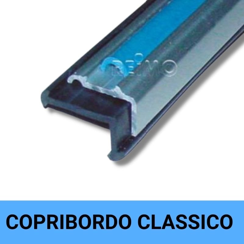 Reimo barra copribordo 27x11mm da 3m per camper e roulotte