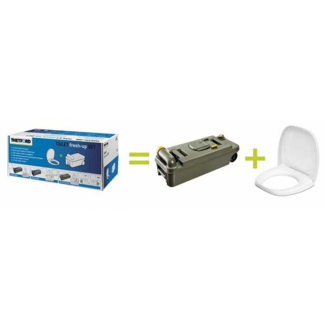 Thetford kit rinnovo WC a cassetta C2, C3 e C4 pezzi inclusi fornitura