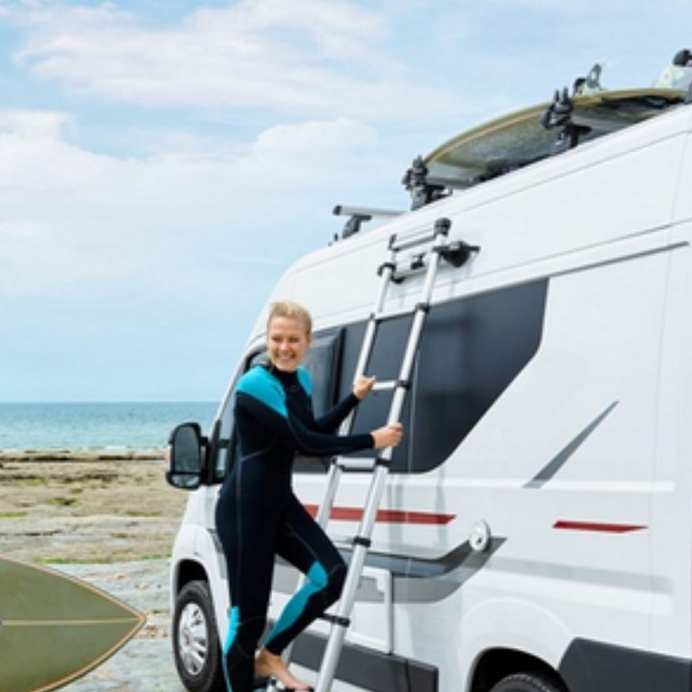 Thule Fixation Kit in uso con scaletta 2