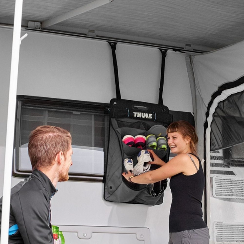 Thule Shoe Organizer in uso esterno