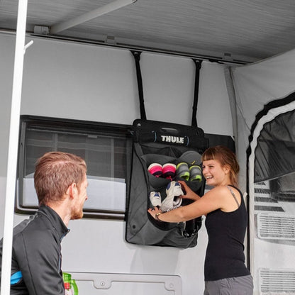 Thule Shoe Organizer in uso esterno