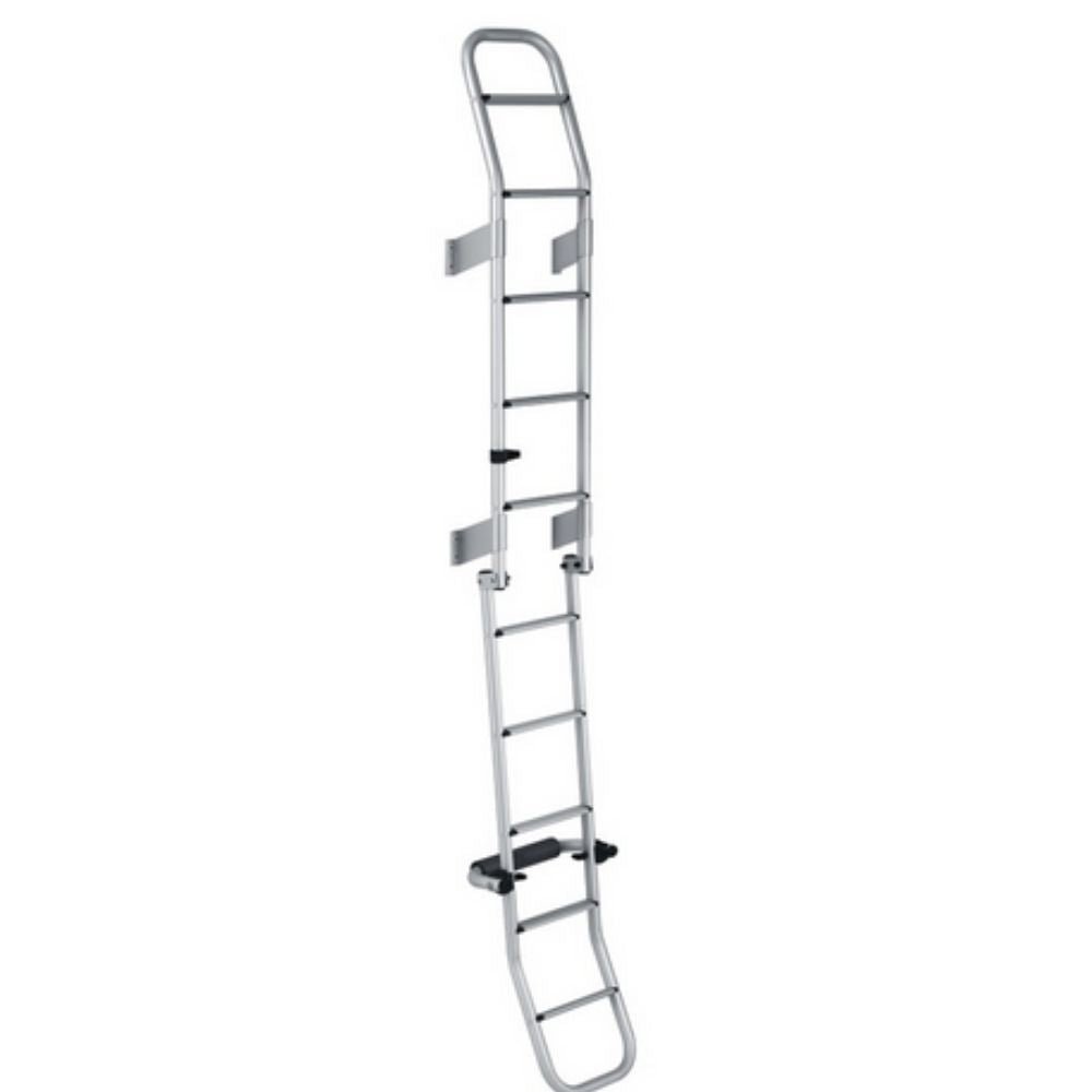 Thule scaletta esterna 10 scalini camper aperta