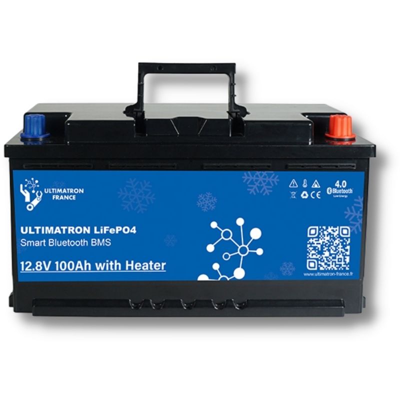 Ultimatron Serie ULS 100Ah batteria litio lifepo4 12V camper